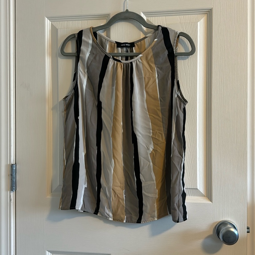 Striped Nine West Tank Top